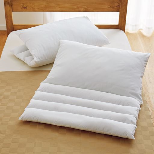 その日の体調や気分によって、形状・感触を自分好みにできる「ダンフィル ピローミー」です。