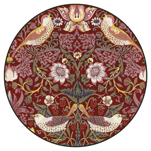 ワイン系 柄アップ