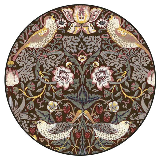 ブラウン 柄アップ