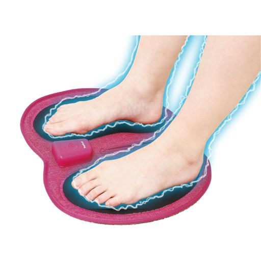 足裏や、すね・ふくらはぎにのせるだけ!※イメージ