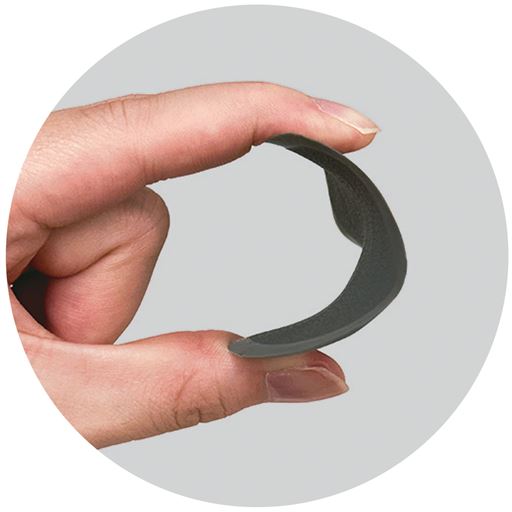 弾力あるインソール素材が衝撃を吸収