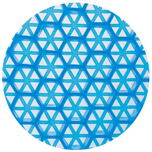 通気性が良くムレにくいハニカム構造