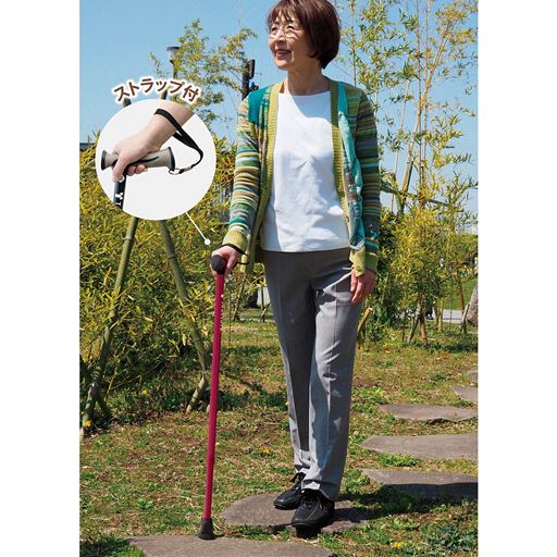 段差や坂道でも歩行をしっかりサポート!