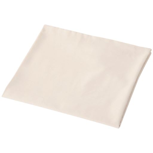 ベージュ<br>綿100%なので肌にもやさしい。ご家庭の洗濯機で気軽に洗えます。