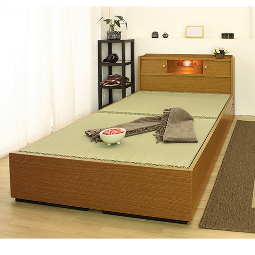 ブラウン シングル<br>お部屋の一角に和のスペースを作り出します。