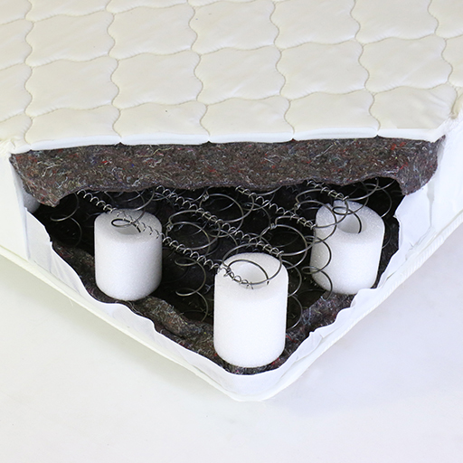 腰部に当たる硬線を廃止し、独自のサポーターにより今まで通りの寝心地を実現しました。