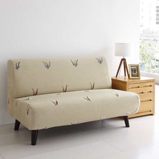 肘無しM (2～2.5人掛け用)<br>さっとソファにかぶせるだけでお部屋が上品な空間に。