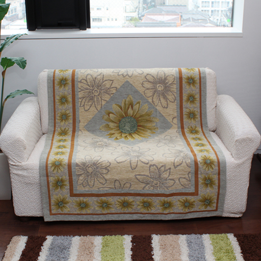 ベージュ<br>M (105x175cm)2人掛け用