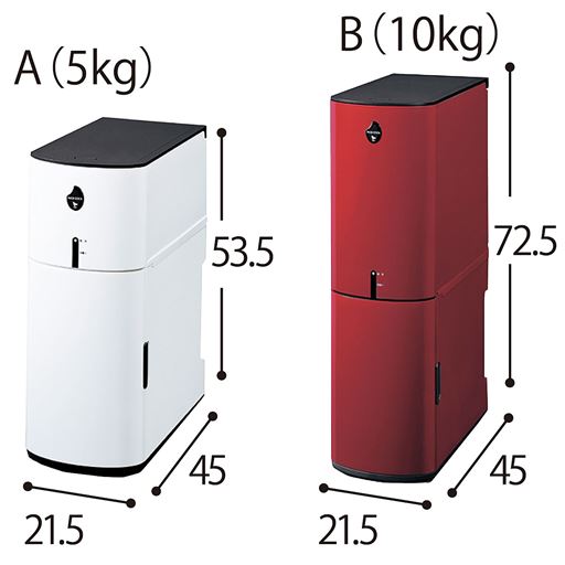 ホワイトA(5kg)<br>レッドB(10kg)