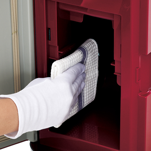 計量装置は取り外せます。本体のお手入れも簡単!