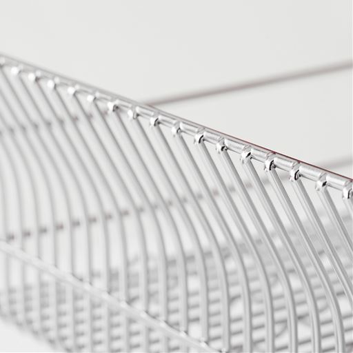 ワイヤーの先端まで滑らかな仕上がり