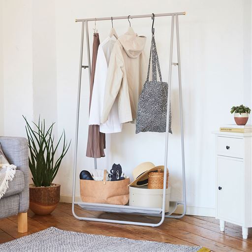 便利で見た目よし!部屋干しや収納ラックとして使える!