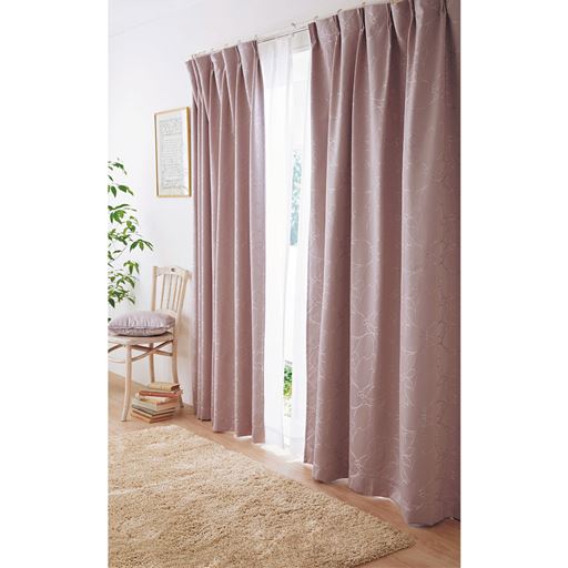 オフホワイト<br>※商品はレースカーテンです。カーテンはVP-1057を使用しています。