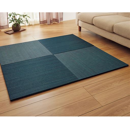 ネイビー<br>4枚組(140×140cm相当)