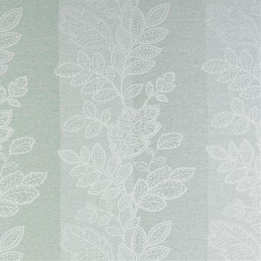 生地拡大(ブルー)<br>柔らかい印象のブルーに王道のリーフ柄をあしらいました。