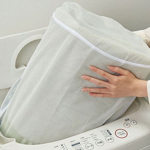 洗濯機で洗えます。※ネット使用