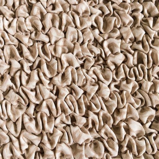 生地拡大(ベージュ)<br>立体的な凹凸とミックスカラーが味わいのある雰囲気に。