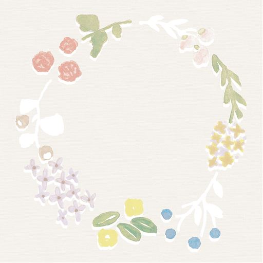 ベージュ系(花束)<br>四季の野花を花束に。ベージュベースでお部屋に優しくなじみます。