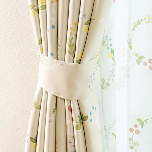 ベージュ系(花束)<br>タッセル2本付き(1枚物1本付き)