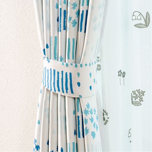 サックス系(あまつぶ)<br>タッセル2本付き(1枚物1本付き)