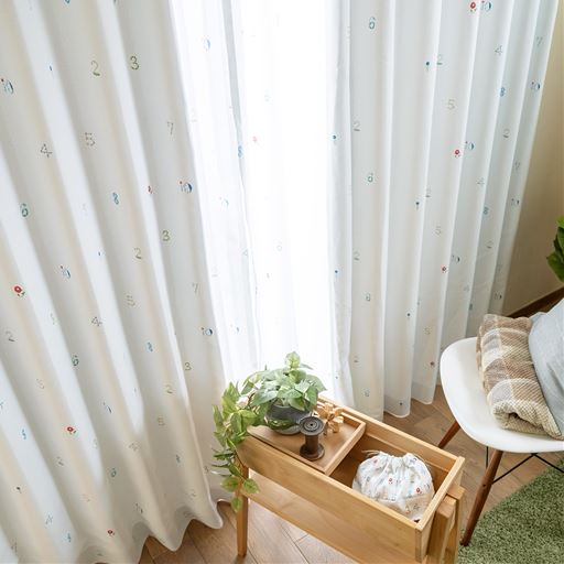 ホワイト系(花数字)