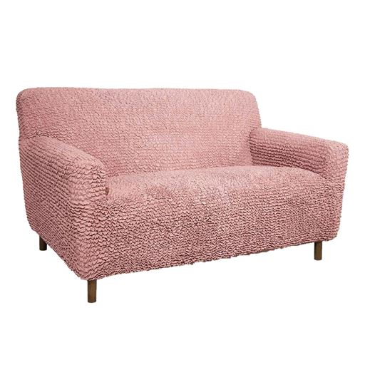 ピンク  肘ありM (2人掛け用)<br>立体的な凹凸とカラーがおしゃれな雰囲気に。