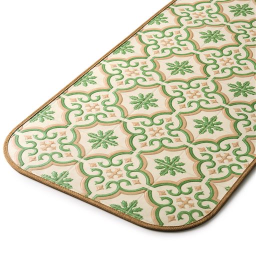 グリーン系(タイル柄)