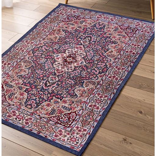 A (ブルー×ピンク系)<br>横154×縦110cm