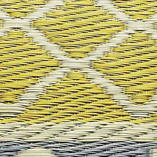 柄拡大(イエロー)<br>美しい繊細な織り柄。