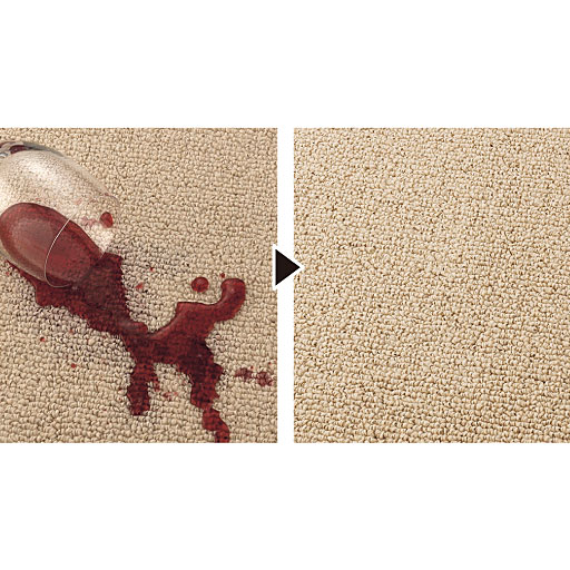 汚れが付きにくく、サッと拭き取れる防汚性に優れた素材だからお手入れが簡単です。