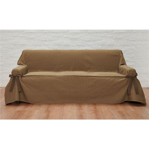 ブラウン<br>肘ありL (3人掛け用)