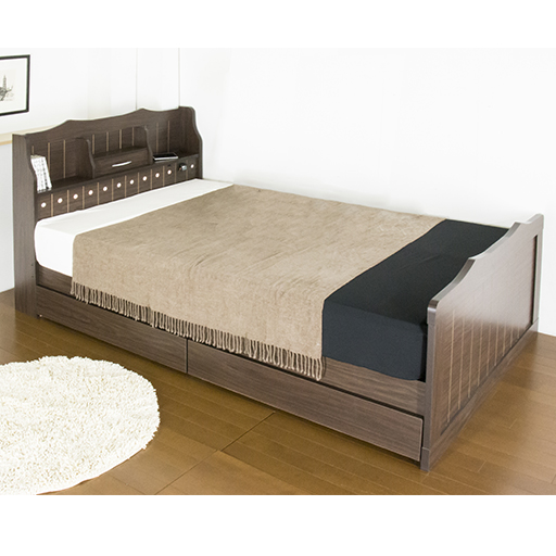 ダークブラウン<br>セミダブル