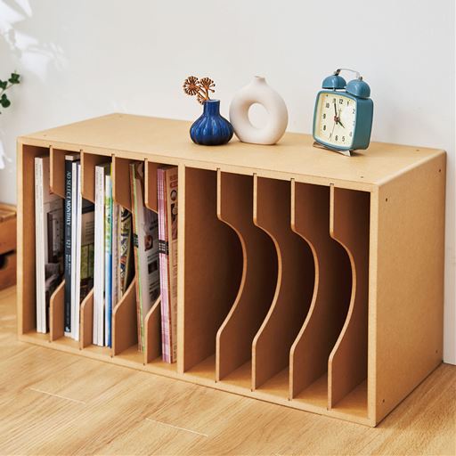 ナチュラル(1個)<br>棚板で分けることですっきり!