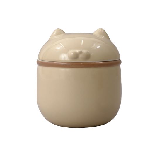 B (猫の骨壺)<br>骨壺拡大