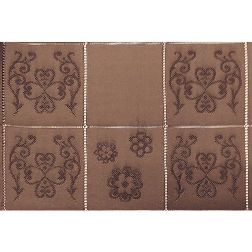 ブラウンA (花柄)