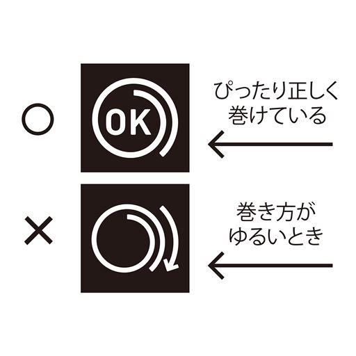 カフが適切な強さで巻けているかどうかをチェックし、画面でお知らせ