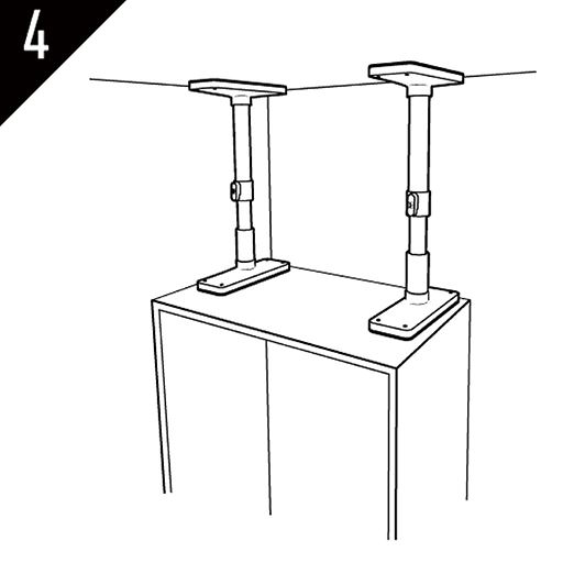 4 工具なしで取り付け可能です。