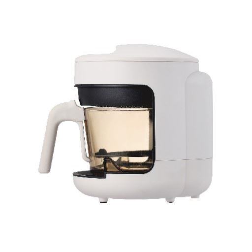 透明のガラス容器で中が確認できる<br>ホワイト