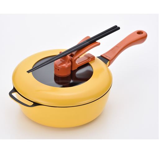 菜箸を一時置きすることもできます。