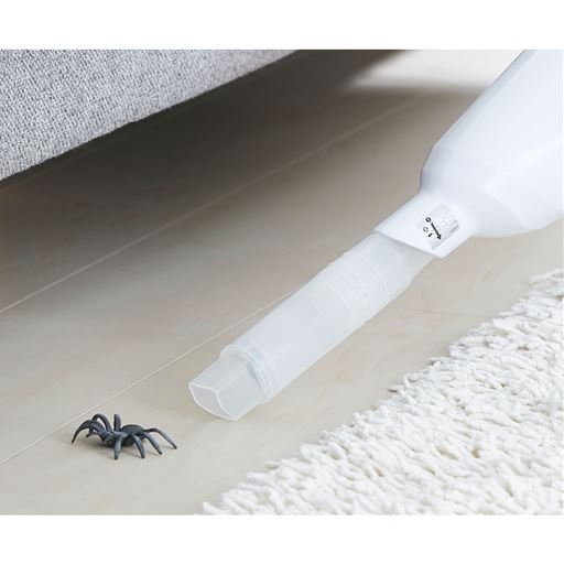 殺虫剤を使わないので子供や環境にも優しい。掃除機の中に入らずに虫が捕まえられる!