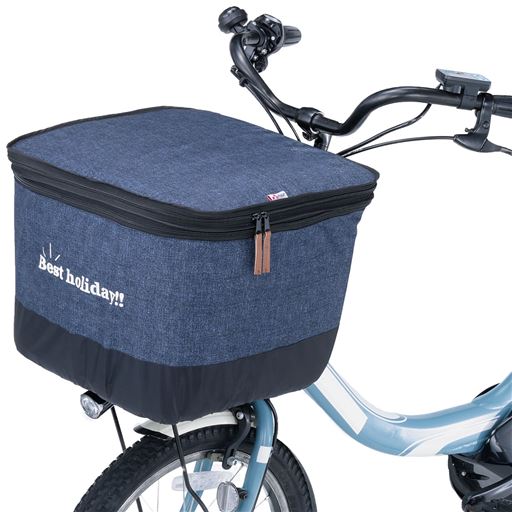 ネイビー 前カゴ