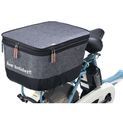 チャコールグレー 後ろカゴ