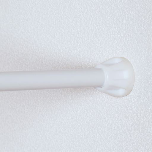 ホワイト<br>両端キャップ部は取り外しができます。