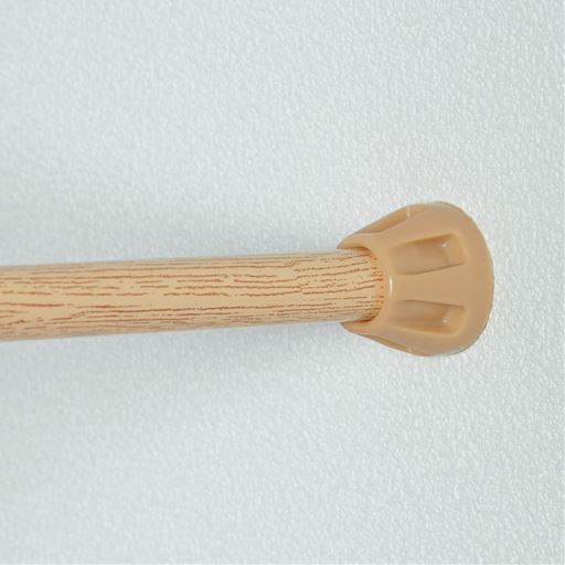 ナチュラルブラウン(木目調プリント)<br>両端キャップ部は取り外しができます。