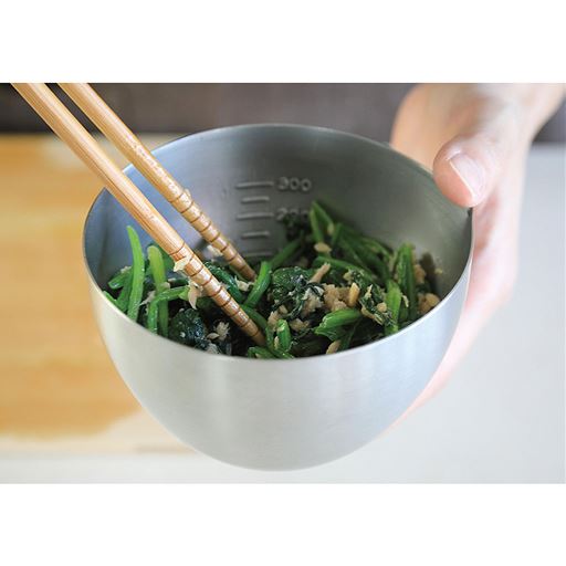 11cm使用例 和え物や料理の下ごしらえに。