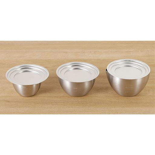 (左から)A(小/9cm) B(中/11cm) C(大/13cm)<br>※ボウルは別売り