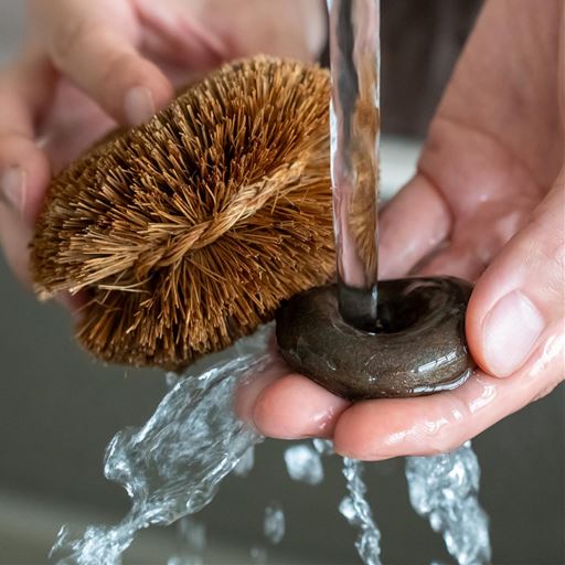 鉄製なので、使っているうちに錆が出てきます。たわし等でこすり落としてください。