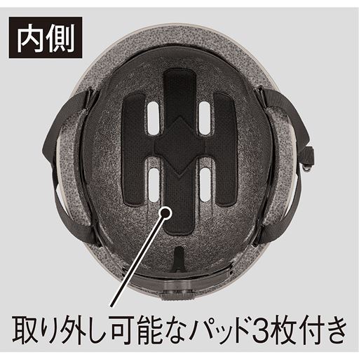 ※本品は自転車用ヘルメットであり原動機付自転車および自動二輪車に乗る場合には使用できません。