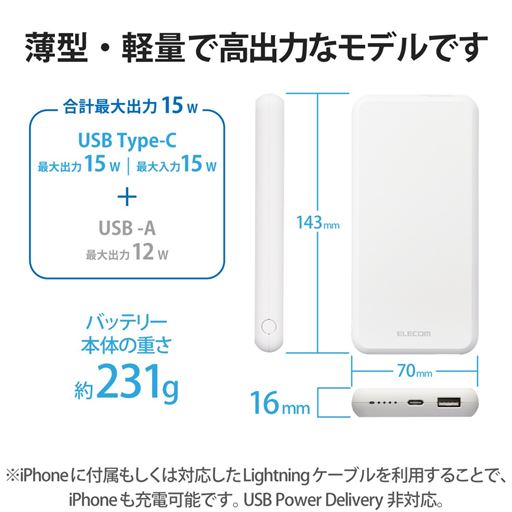 薄くて軽くて高出力なモデル