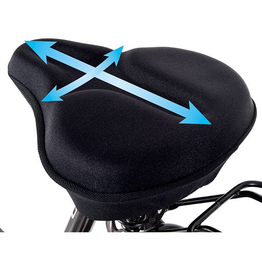 中央のくぼみで湿気や熱を逃がす